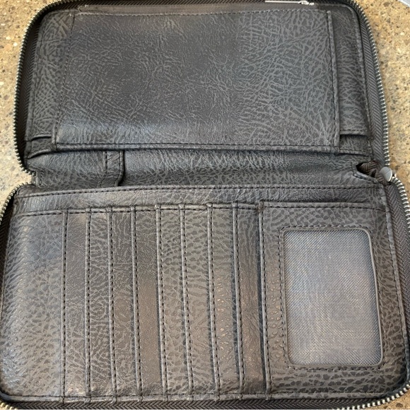 Matt & Nat Gray Zip-Around Wallet - Picture 2 of 4